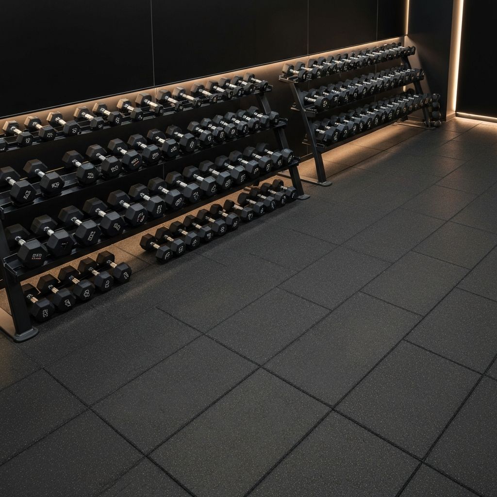 Modern personal training equipment and gym environment